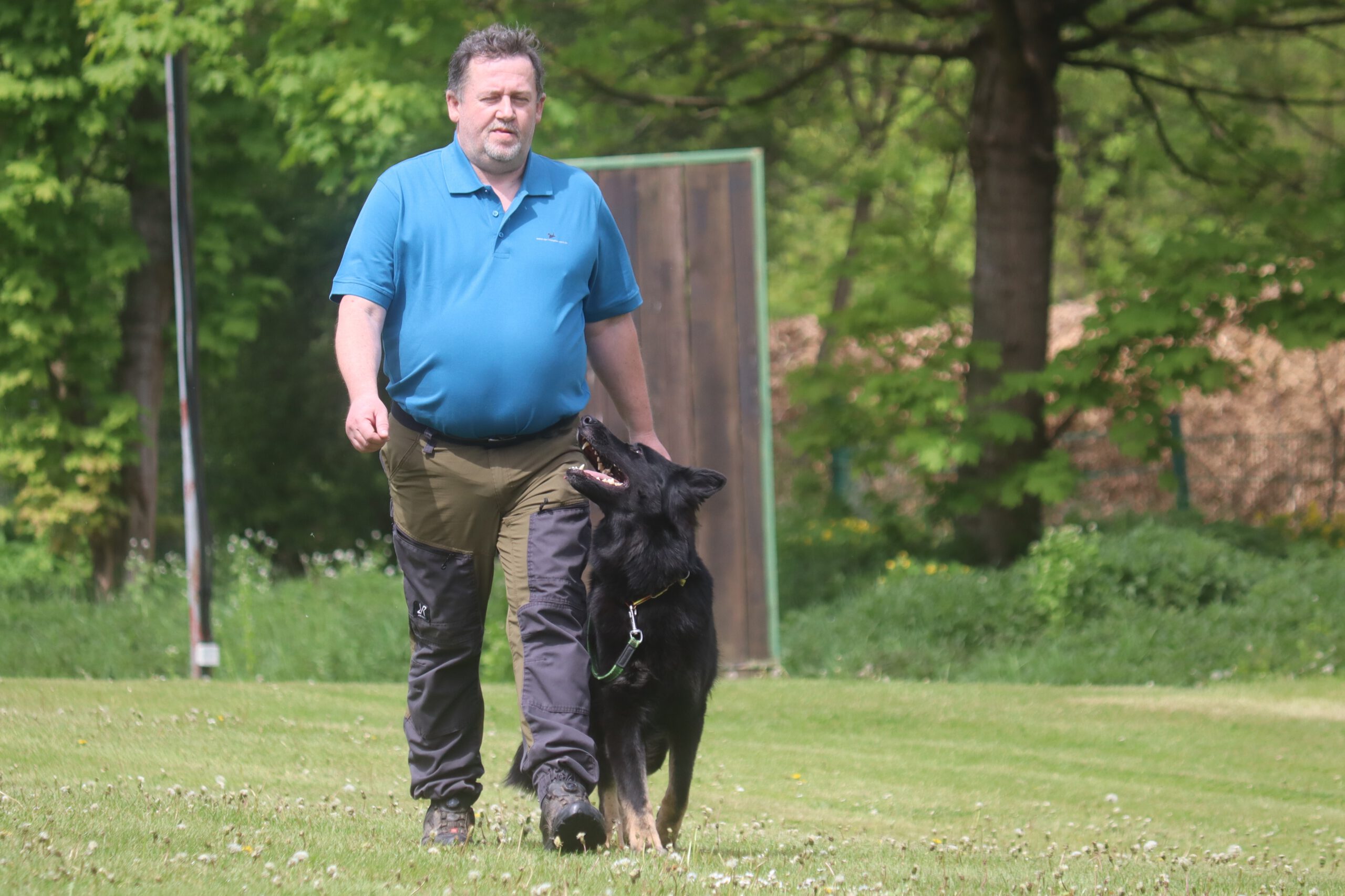 Kiowa mit Harald beim Kuhschellenpokal